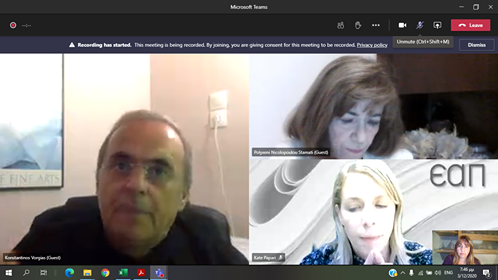 Hrissi_K's tweet photo. Interview related to the books #Microplastics and #AngryWeather two @HOU editions @HOUTVChanel https://t.co/ceGN6MJJUE