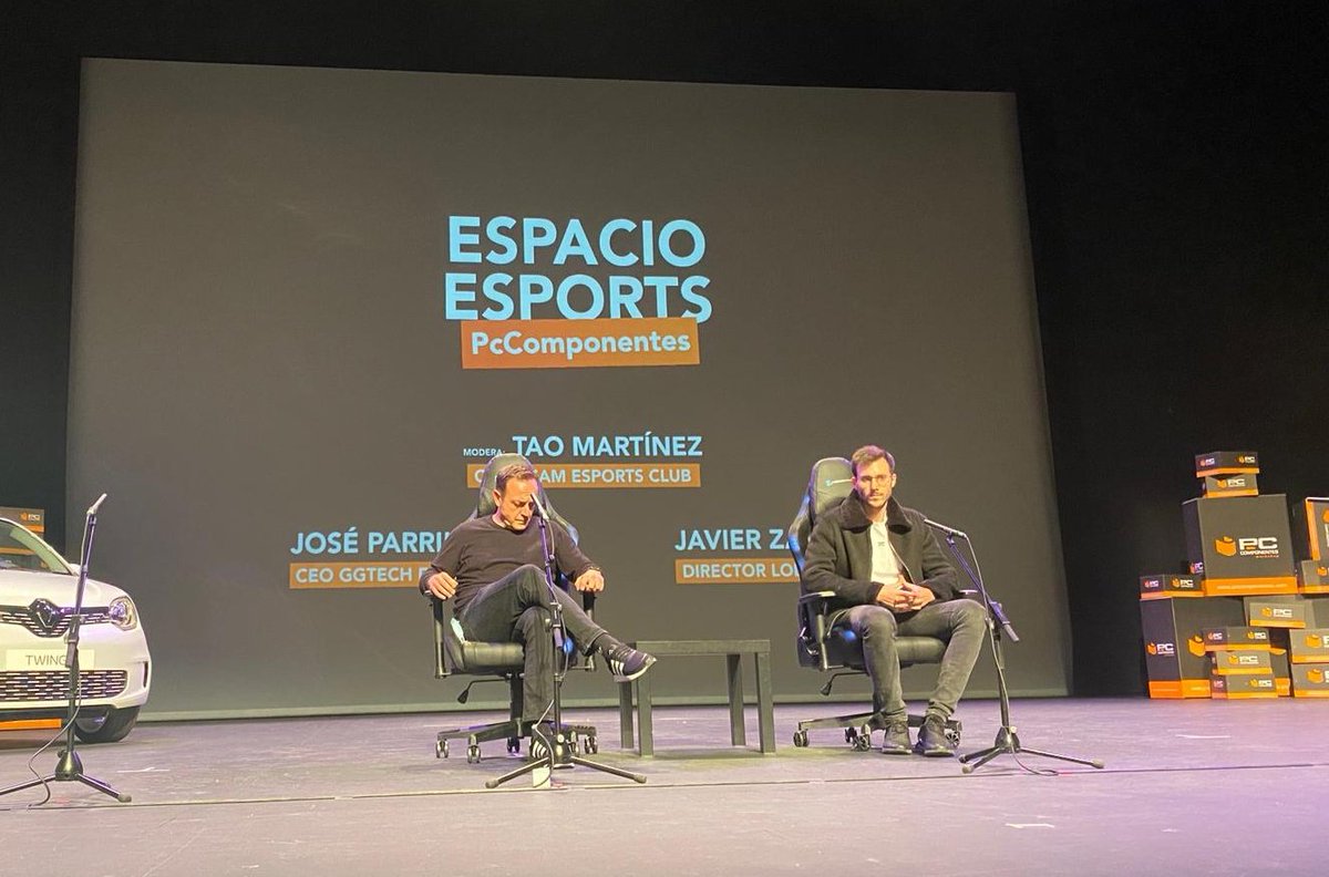 SportBiz_World's tweet photo. Empieza la mesa redonda de eSports "Espacio @PcComponentes" con @DarthParri y @dardo_lol. 

¡Participa en el sorteo de una caja sorpresa gracias a PcComponentes y @newskill_ES! Sólo tienes que tuitear con #PcComponentesEnMSB20

#MurciaSB20
😷 Evento seguro https://t.co/Hn8WK6dGJk