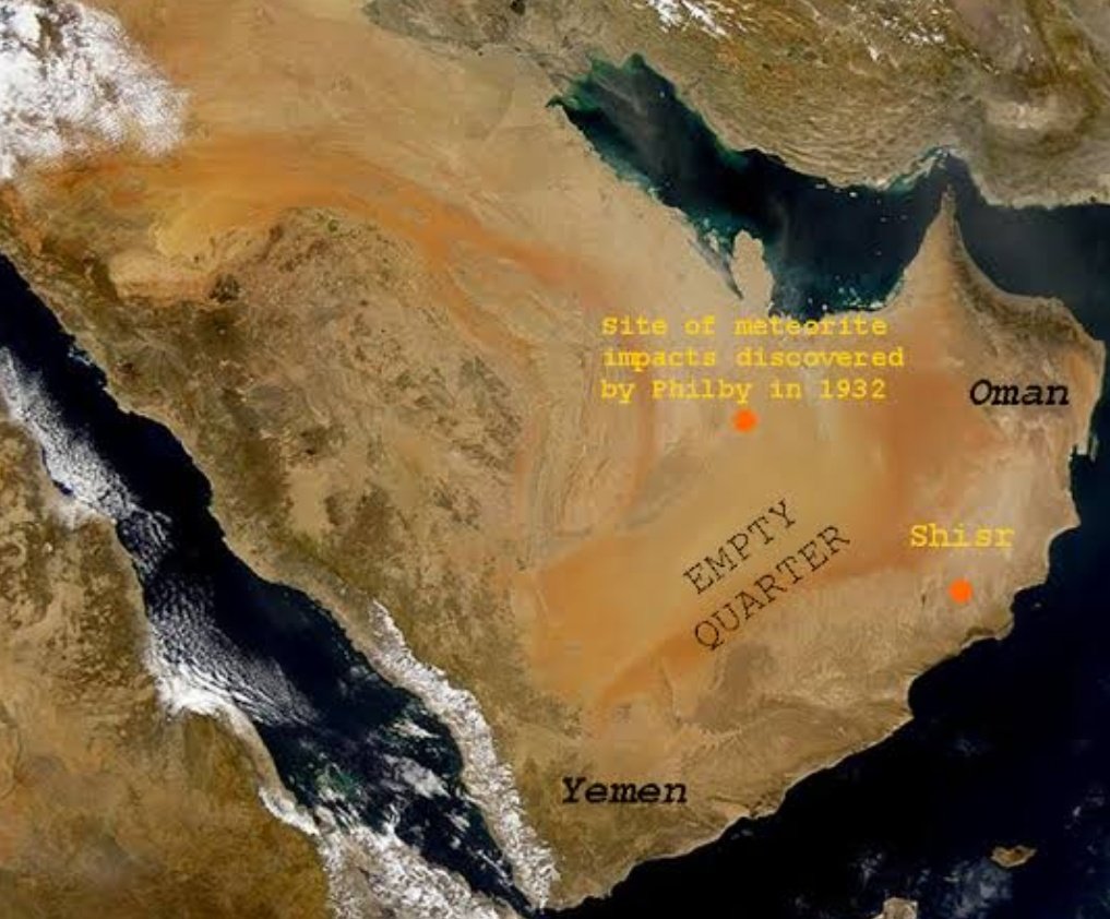 People have speculated its location time and again. Some say it lies along the long stretch of the Rub-Al-Khali desert (also known as the 'Empty Quarter') Whereas others pinpoint its exact location to be in Shisr, a village in Oman.