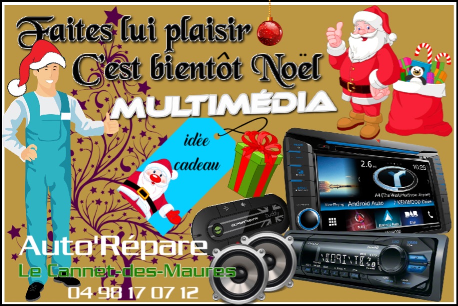 AutoRepar's tweet photo. #IdéeCadeau pour votre #Auto, c'est bientôt Noël🎅Idées cadeau pour embellir votre #voiture Ou celle de votre conjoint(e) #multimédia #autoradio #navigation #kitMainLibre #HautParleur @AutoRepar #LeCannetDesMaures Vous conseil pour que votre #surprise soit magique✨✨#AutoRépare https://t.co/LkJUTRmhxR