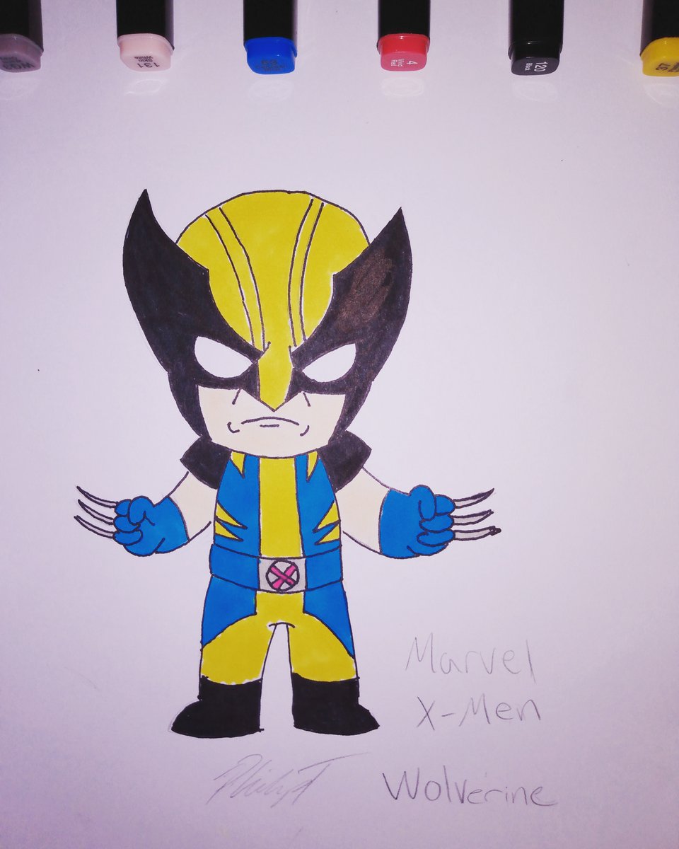 First Time Drawing Wolverine from X-Men! 
#90sKid  #Draw #Nostalgic #Art  #Cartoons #CartoonArt #Movies #MovieArt  #ChibiArt #MarvelArt #Comics #XmenOrigins #FictionalCharacter #ComicBook #Doodle #PencilArt #XMen  #WereWolf #Drawing #SuperHero #Marvel #Chibi #Wolverine