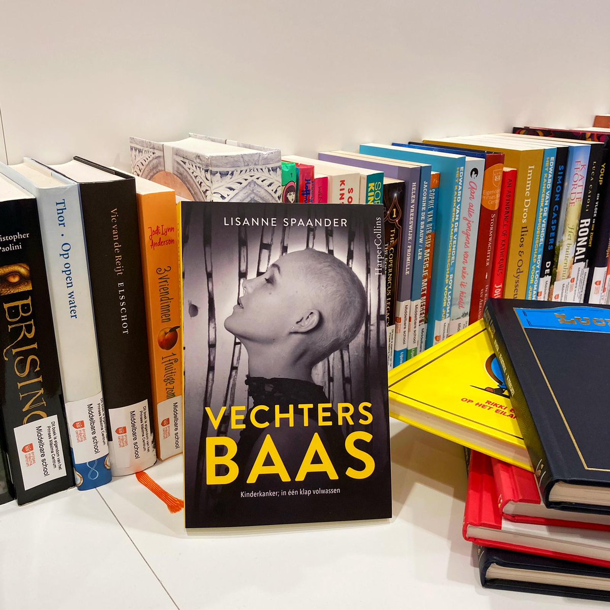 Lisanne Spaander is 16 als er bij haar botkanker wordt geconstateerd. Ze schreef er het boek 'Vechtersbaas' over. Samen met Sinterklaas heeft ze ervoor gezorgd dat zaterdag 40 gratis exemplaren in het Máxima aankomen. Dankjewel Lisanne en uitgever HarperCollins!