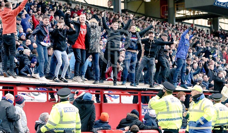 Awaydays23's tweet photo. ON THIS DAY 2017: Rangers at Aberdeen #RFC #WATP https://t.co/Qqj3VpNkCg