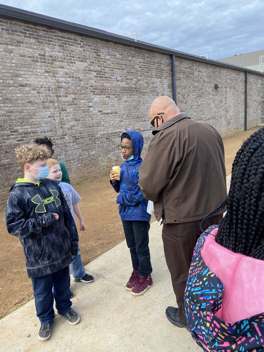 Officer Miller is the best! He’s always making sure our kids are taking care of and happy! #HISchampions