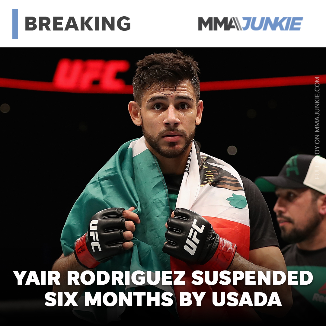 USADA suspends UFC featherweight Yair Rodriguez six months for 'whereabouts failures'
Full story: https://t.co/OKKi8D2Jdk https://t.co/yWLI2fCgNA