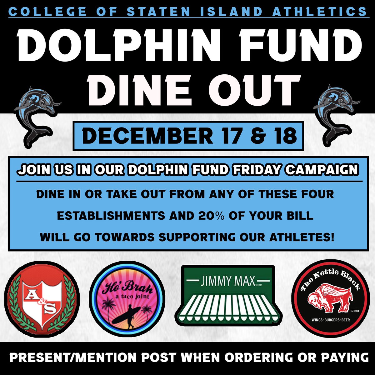 mauro_coach's tweet photo. If you are on Staten Island and can come support the CSI Dolphin Fund, it would help us big time!!!! Our sponsors are so supportive, we need you to help support them as well!! #family https://t.co/ngN5iOJVgg