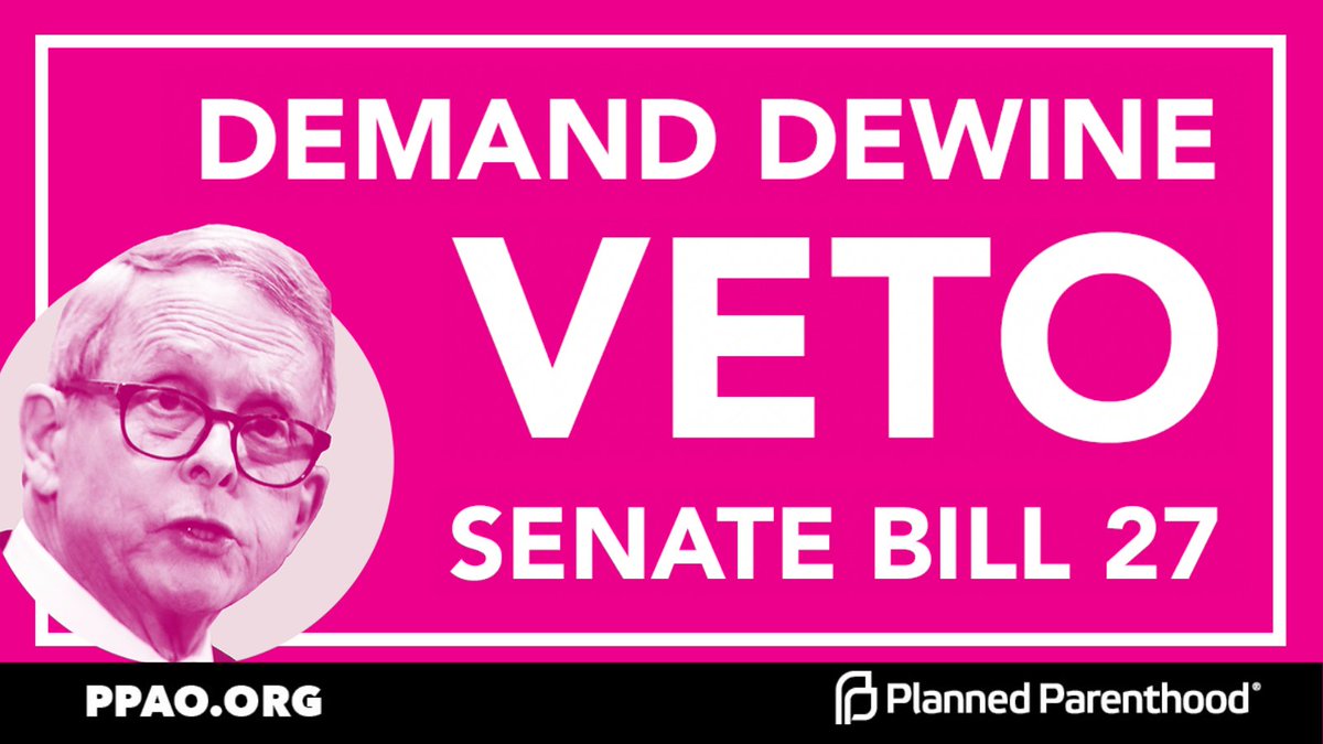 PPAOhio's tweet photo. 🚨 HAPPENING NOW: Senate Bill 27, which forces those who have an abortion to cremate or bury fetal tissue, has just passed in the Ohio House. 

Demand that @GovMikeDeWine VETO this dangerous legislation: https://t.co/Yfs5VDD9vL https://t.co/dpyexeQJjX