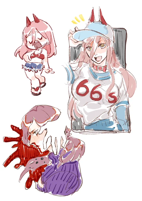??&amp;?+惡魔⚠️
塗鴉⋯有電鋸人 