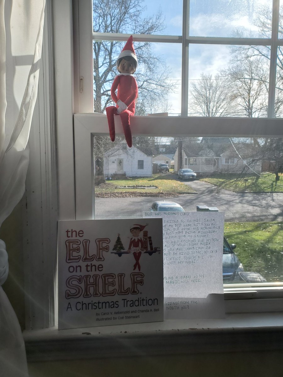 We received a classroom elf! The students named her Sparkly. They can't wait to show her hardworking and good listeners they are. 

I have to give a shout out  <a href="/KaitlinKober/">Ms. Kober</a> for this brilliant idea!

#goodtogreat