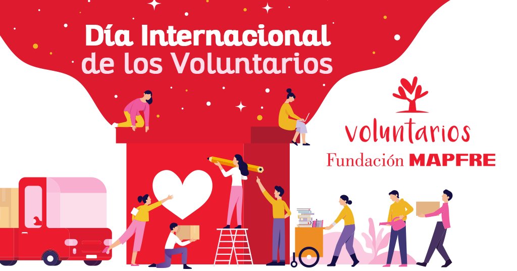 En este #DíaInternacionaldelosVoluntarios queremos agradecer a todos por su esfuerzo y compromiso para hacer de este mundo, un lugar mejor, en especial a los Voluntarios MAPFRE. Sin su colaboración y dedicación, el cambio no sería posible. 
¡Feliz día!