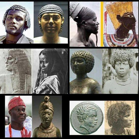 Plain-as-the-nose-on-my-face...(or the nose Napoleon shot off the Sphynx, because it wasn't a white nose; they been trying to whitewash ancient Egypt since like, forever...?)And, well, yanno common sense, fact of indigenous Black Africans being ancient Egyptians...Let's begin: