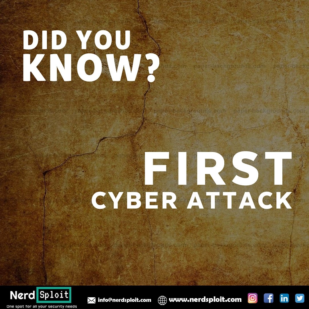 NerdsploitNS's tweet image. Dates: 2 Nov 1988 – 5 May 1990
Developer: Robert Tappan Morris

🌟Follow @nerdsploit
#cybersecurity #quarantine #networksecurity #researchers #hacked #security #privacy #ransomware #hacker #hacking #ethicalhacking #onlinescam #programming #infosec #cyberespionage #technical