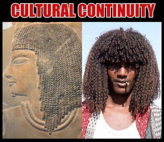 Oh, look at this... the more things change, the more they stay the same, huh...?Even over thousands of years...