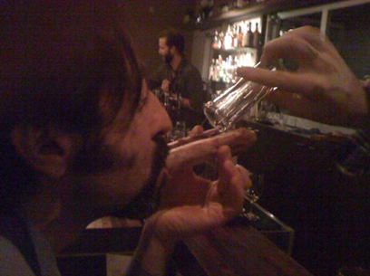 That friend is Dänny Ronen, and he goes down in history as the first person recorded to have done a bone luge. I asked him if he could find the photo of this moment. He dug deep into his archives, and by gosh, he did. Behold!