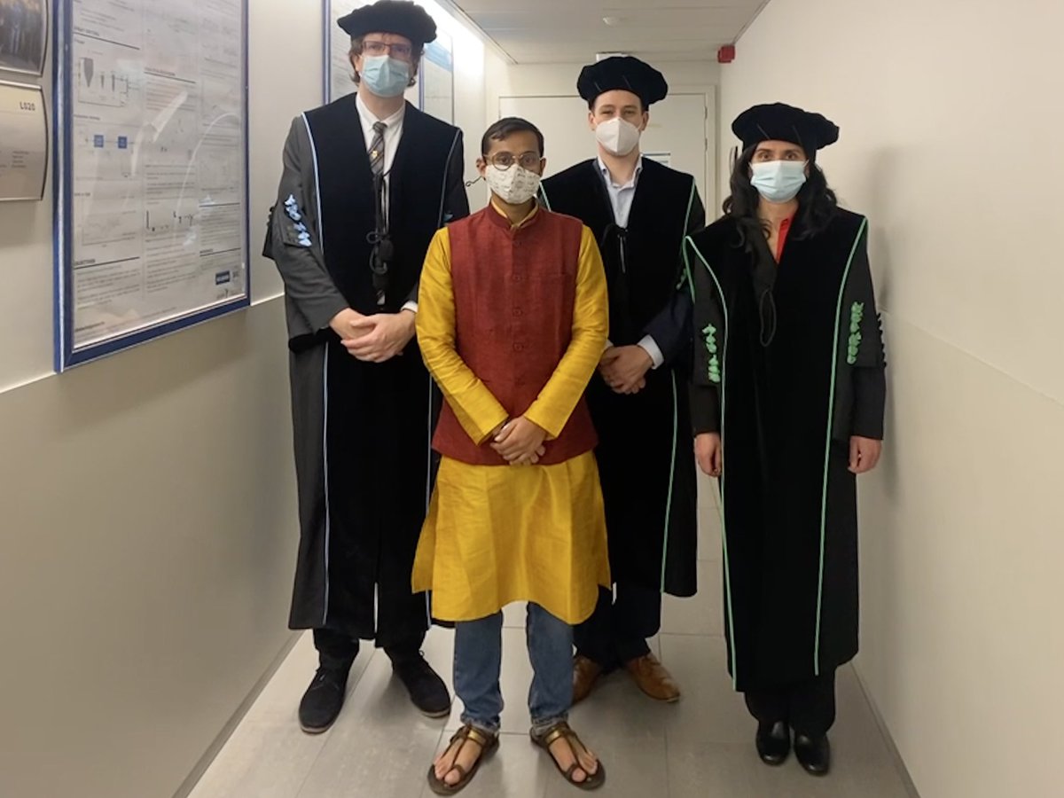 Jan FM Van Impe (@janfmvi) on Twitter photo “And from now on, thou shall be rightfully addressed as Doctor <a href="/ssbhonsale/">Satyajeet Bhonsale</a>” 🎉👨🏽🎓
#COVID19-proof #PhD defense at <a href="/KULeuvenBioTeC/">KULeuvenBioTeC+</a> <a href="/kuleuvenADS/">Arenberg Doc School</a>
#phdlife #phdchat
Many thanks <a href="/DriesTelen/">Dries Telen</a> <a href="/hare_colin/">Colin Hare</a> @rschenkendorf @maria_papathan <a href="/TheSaaientist/">Alain Collas</a> et al.!
<a href="/VLAIO_be/">VLAIO</a> @JanssenBelgium “And from now on, thou shall be rightfully addressed as Doctor <a href="/ssbhonsale/">Satyajeet Bhonsale</a>” 🎉👨🏽🎓
#COVID19-proof #PhD defense at <a href="/KULeuvenBioTeC/">KULeuvenBioTeC+</a> <a href="/kuleuvenADS/">Arenberg Doc School</a>
#phdlife #phdchat
Many thanks <a href="/DriesTelen/">Dries Telen</a> <a href="/hare_colin/">Colin Hare</a> @rschenkendorf @maria_papathan <a href="/TheSaaientist/">Alain Collas</a> et al.!
<a href="/VLAIO_be/">VLAIO</a> @JanssenBelgium