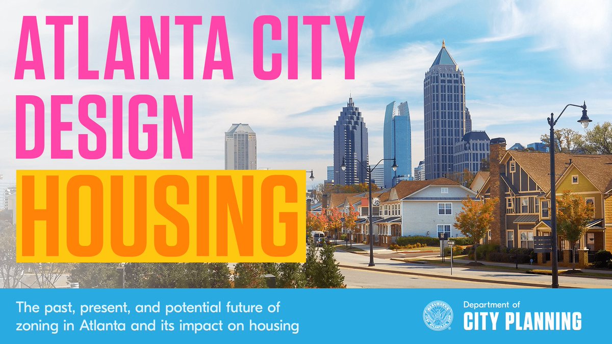 CityofAtlanta's tweet photo. Mayor @KeishaBottoms announced the Atlanta City Design Housing Initiative which builds on the Administration’s #OneAtlanta Housing Affordability Action Plan and proposes zoning policies to address housing affordability in ATL. Learn more: https://t.co/W6z40iIlSr https://t.co/boBC0ohqIN