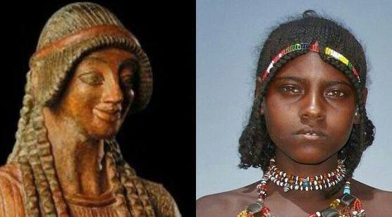 African hair styles persisting through thousands of fucking years...