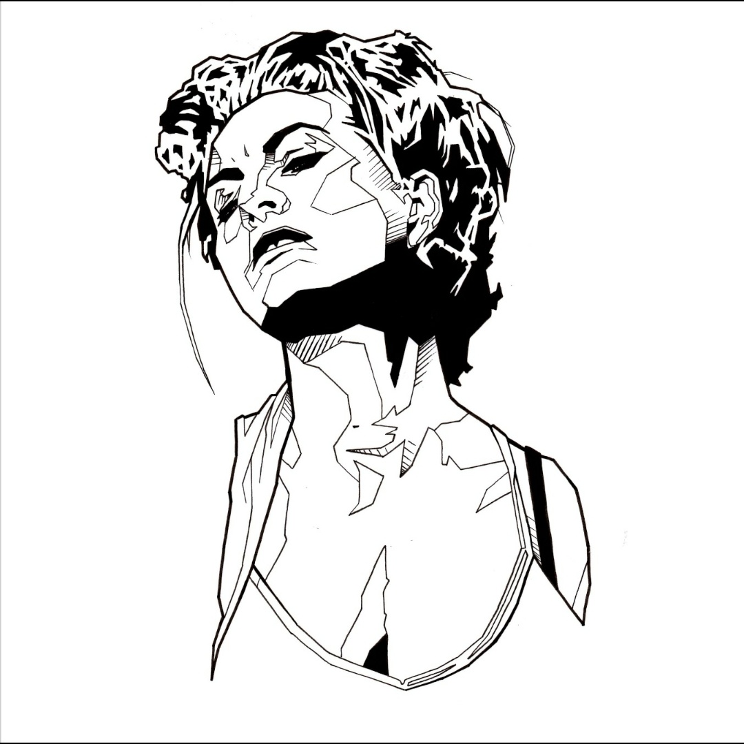 the AFP ART CALENDAR portrait for may was originally drawn as a tattoo by missouri tattoo artist michael kemp. (mkemptattooer on insta){5/12}