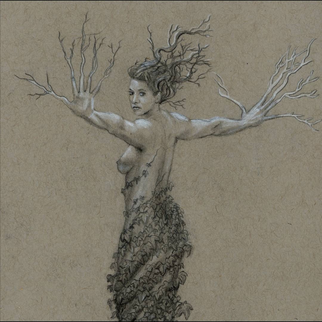 november's offering is me getting in touch with my dryad side, as imagined by artist christy kirk (christykirkstudio on Instagram), based on a photo by michael murchie...{11/12}