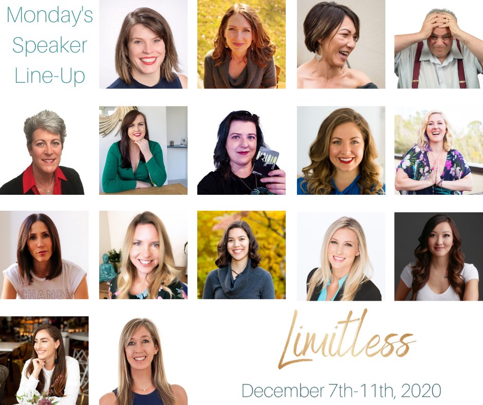 donnapiperma's tweet photo. Limitless Summit Monday Line Up - https://t.co/VOlO8LBLP6 https://t.co/yuIGC7HqO2
