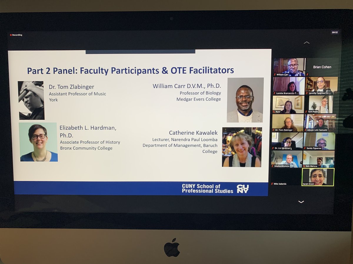 CUNYCIO's tweet photo. Enjoying the virtual presentations today at the 19th Annual CUNY IT Conference.  #CUNYIT20 https://t.co/GWTYVGMnkG