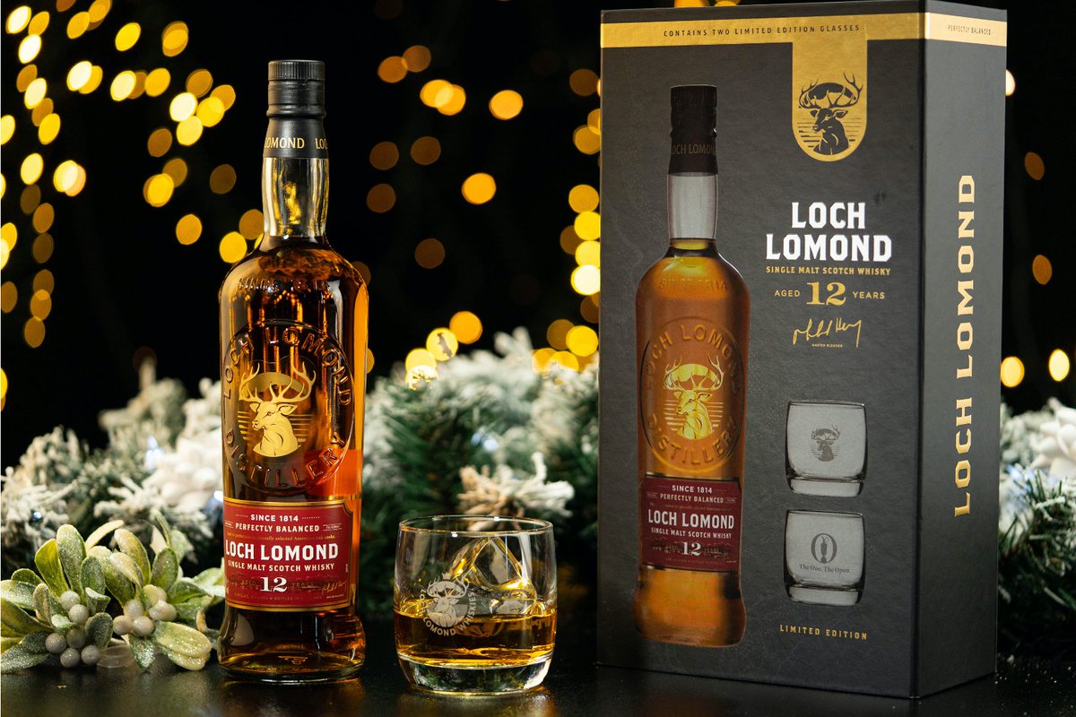 Looking for the ultimate gift for a whisky lover? Try the Loch Lomond Whiskies 12 Year Old gift box, including our award winning 12 year old single malt, plus two official rocks glasses.

All packaged in a limited edition box, and retailing at only £45!
lochlomondwhiskies.com/buy-online