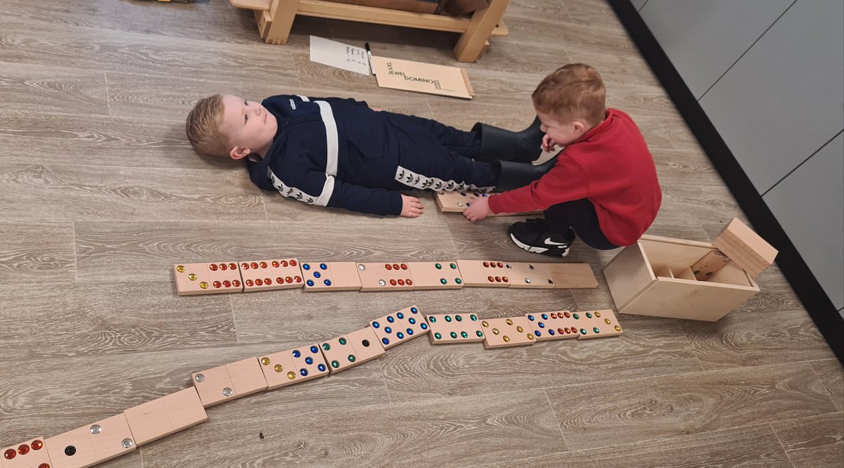 CherryTreeEYC's tweet image. The Blue butterflies using everyday objects to explore measure 📏📊