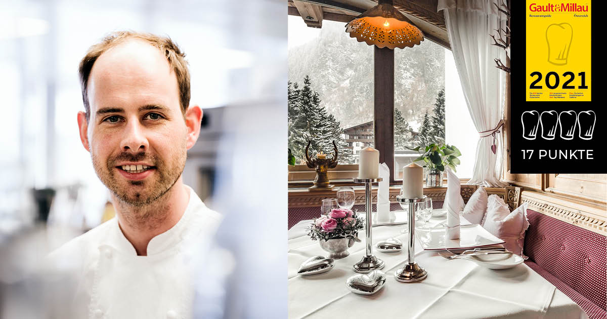 Gault&amp;Millau 2021 zeichnet die Hubertus Stube im <a href="/JagdhofTyrol/">SPA-HOTEL Jagdhof</a> erneut mit 4 Hauben und 17 Punkten aus! 🎉 Glückwunsch an unseren Küchenchef Boris Meyer und unser gesamtes Team! 🏆 #gaultmillauaustria #hauben