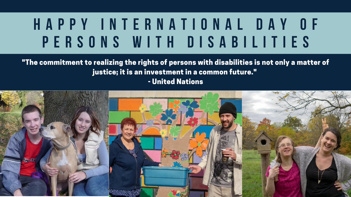 Happy International Day of Persons with Disabilities to all! Every person - including those with a disability - is a valuable citizen of our world. Our future's success is built on the kindness and belonging of us all. Let's celebrate each other today...and everyday! #IDPD2020