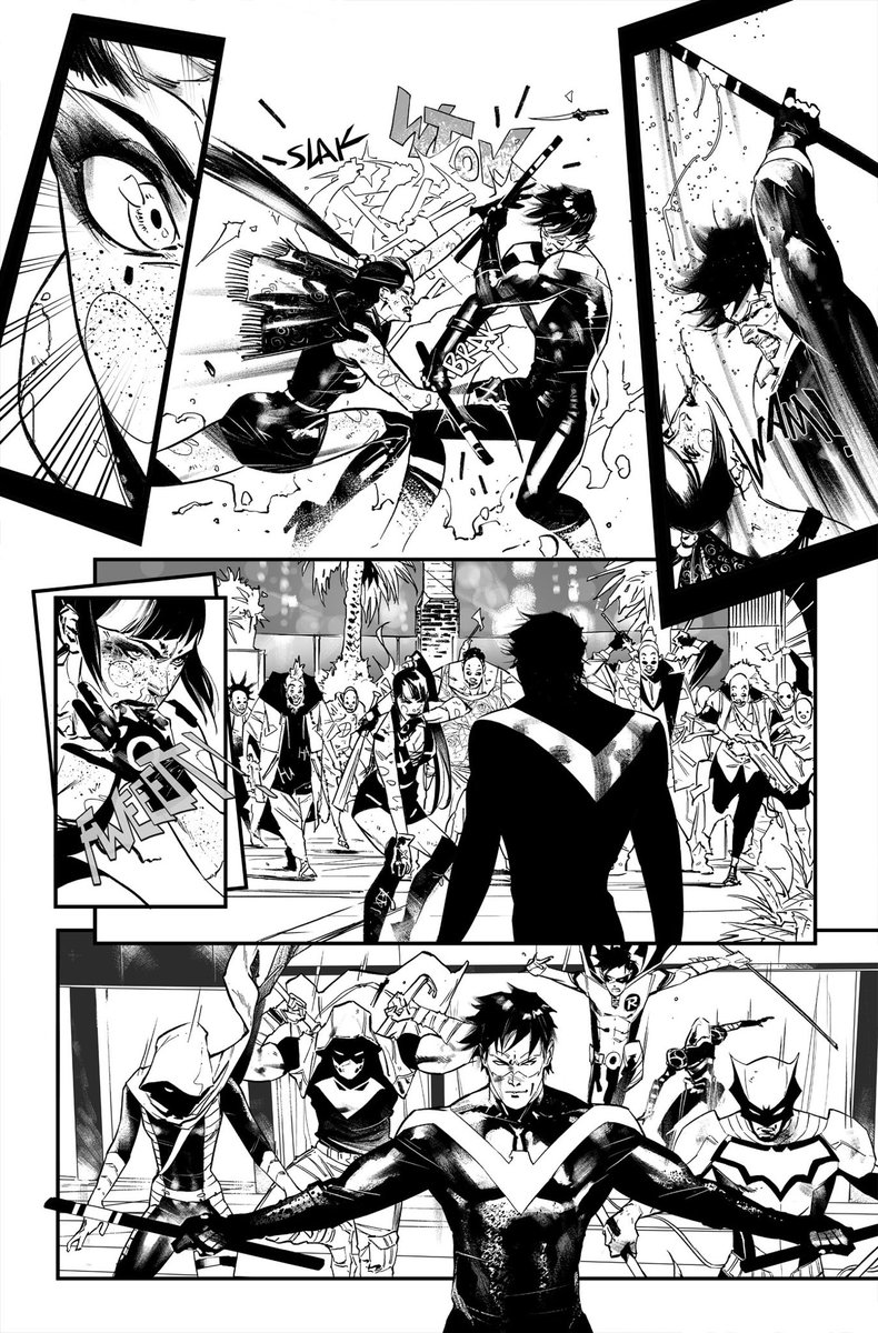 That sequence was funny to do ;) #nightwing vs #punchline #batman #jokerwar 