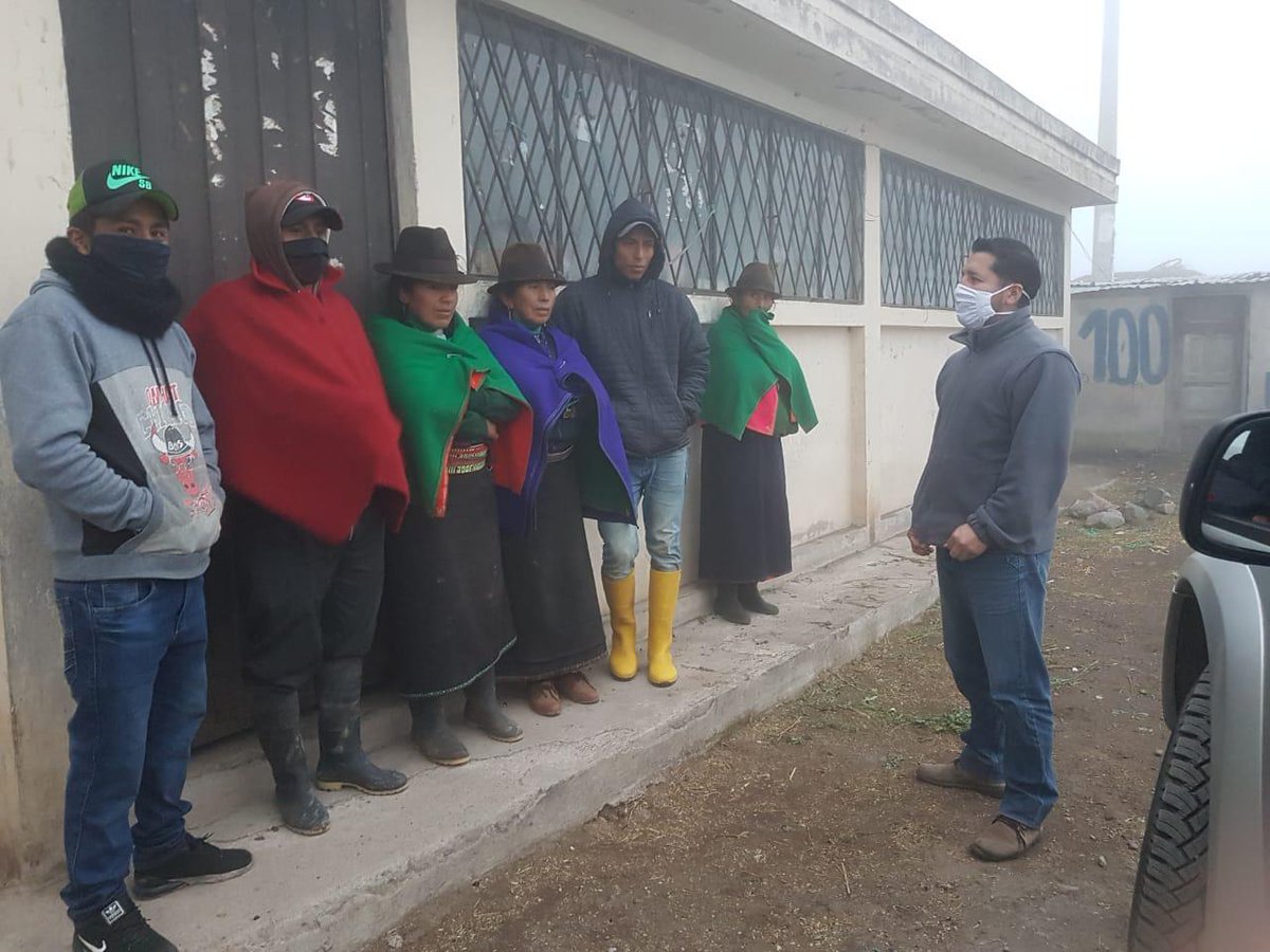#Chimborazo | Socialización con agricultores y toma de coordenadas de predios previo aseguramiento de ganado Bovino #SeguroGanadero, en la parroquia Tixån, comunidades : La merced, Santa Julia, Cortijo, La Silveria Centro, Shucos, La Silveria y Santa Cecilia #JuntoAlProductor https://t.co/NVPLQkUttS