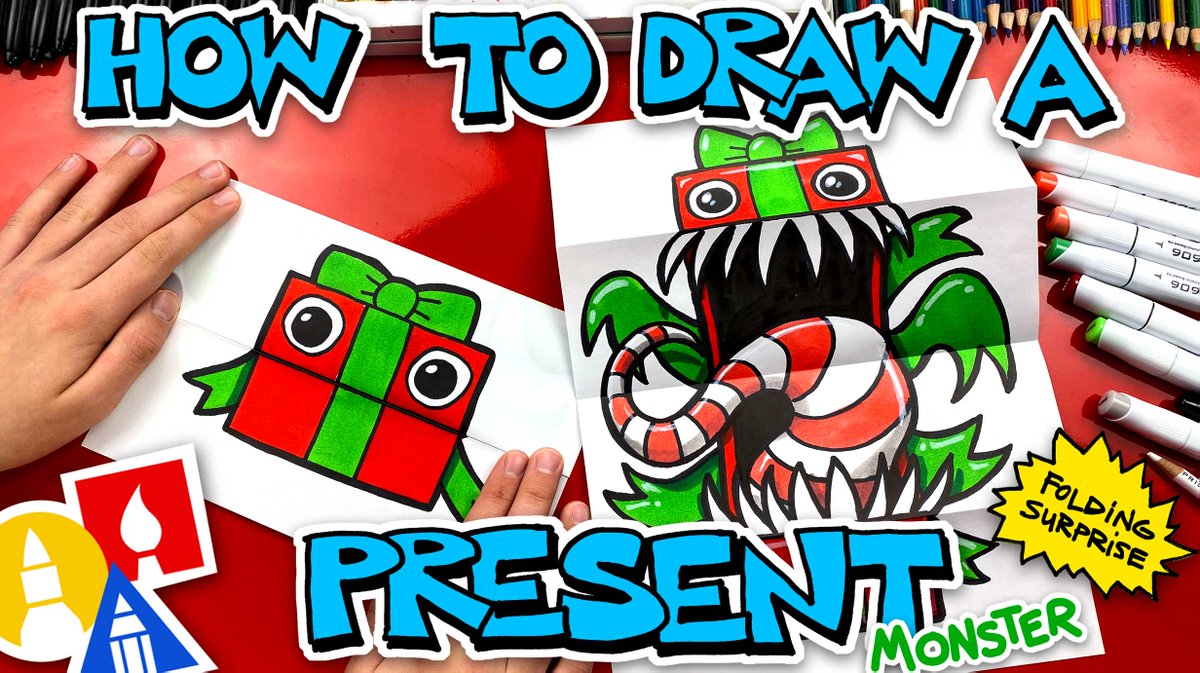 Art For Kids Hub Folding Surprise / How to draw an owl stack folding