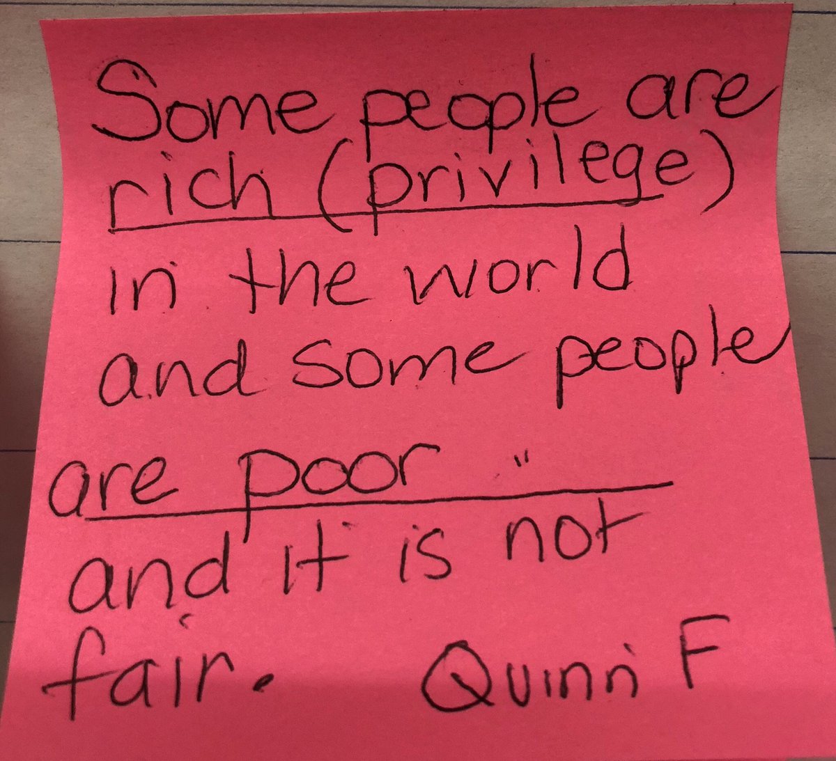 Having students share their outlook on power and privilege via the Privilege Paper Toss Challenge will hopefully inspire them to start looking through an equity lens when taking in the world around them 👓 <a href="/JpsTdsb/">West Rouge JPS TDSB</a> <a href="/murphytdsb/">m_murphyTDSB</a> @schan_tdsb <a href="/LC3_TDSB/">TDSB LC3</a>