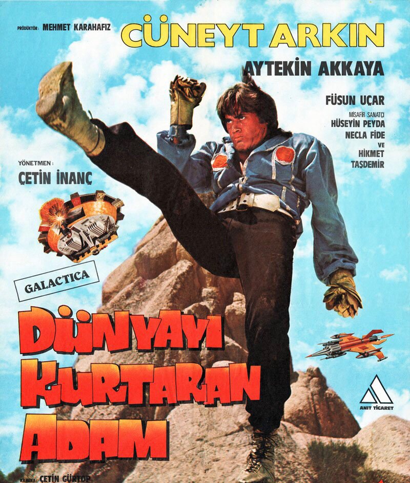 Dünyayı Kurtaran Adam also known as Turkish Star Wars (1982). Have you seen this infamous epic knock-off? #80s #SciFi #movies #TurkishStarWars