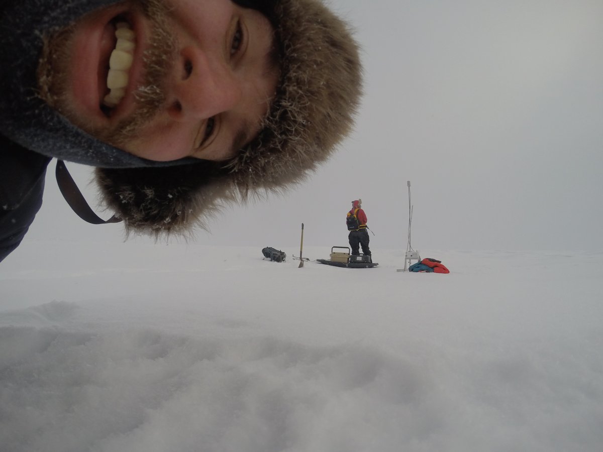 Welcome to my office, the snow pit. I spend a lot of time here. I try to read pits like a history of what’s happened on the ice. They can tell us if its been windy or how many storms have occurred. The problem is they take a long time to do well and represent a small area.