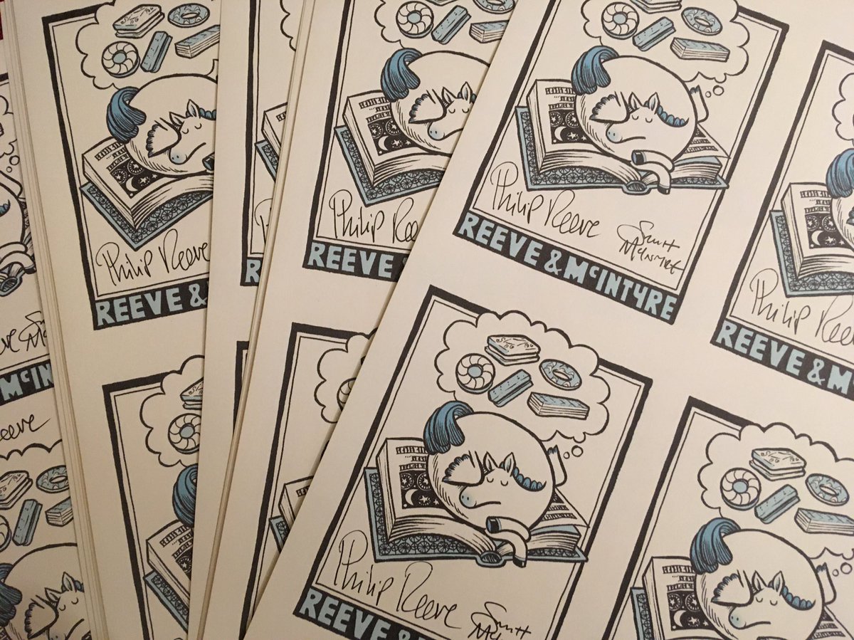 philipreeve1's tweet photo. And these are taken. Thank you everyone who has supported #SignForOurBookshops. I do still have a handful of Kevin bookplates left, signed by me and @jabberworks and suitable for any of our books. https://t.co/1bW250EliA