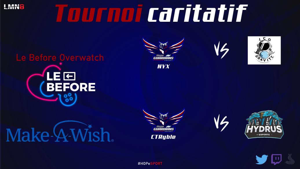 HopeGuardians's tweet photo. [#Overwatch]
🚨Tournoi - Le Before🚨

Soirée importante pour la @HopeGuardians les amis ! 😍
Ce sont les derniers matchs de poule pour nos équipes.

⏰21h
🔥#Nyx 🆚 @LCO_Gravity  
➡️match casté sur https://t.co/xGIOVVnANs

🔥#CTRyble 🆚 @Hydrus_OW 

#HOPeSPORT https://t.co/82Zk0tAFQT