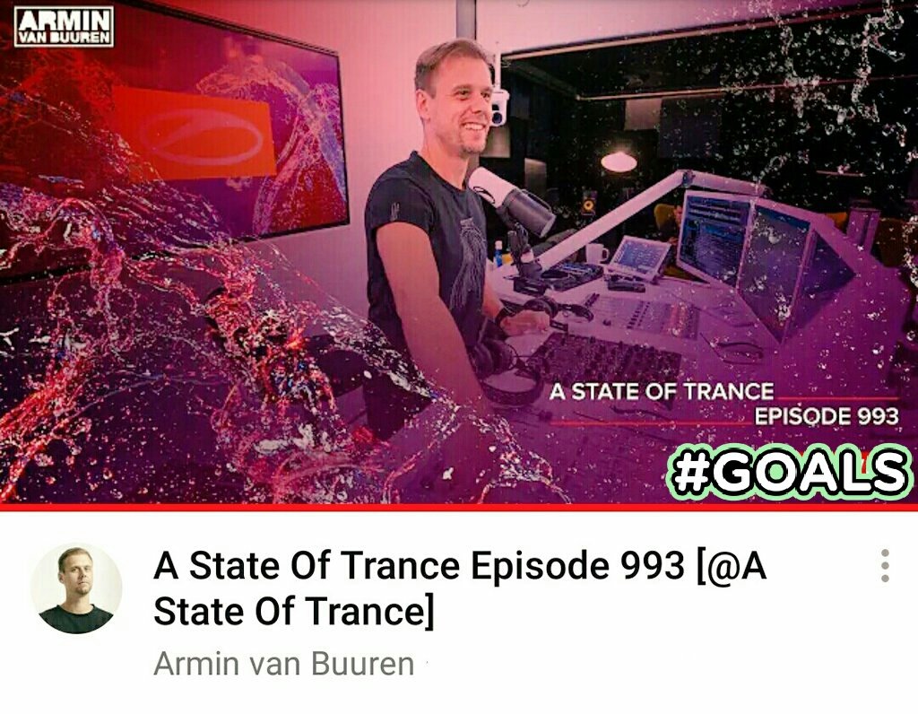 Tr4nceL0ver's tweet image. #NowPlaying 🔊 🎶 #Watching
@arminvanbuuren
Presents A State Of Trance Episode #993 #ASOT993

youtu.be/pbkk9z6Uh1k

#trance #progressive #progressivetrance #vocaltrance #techtrance #puretrance #hardtrance #psytrance #trancefamily #trancefam #dj