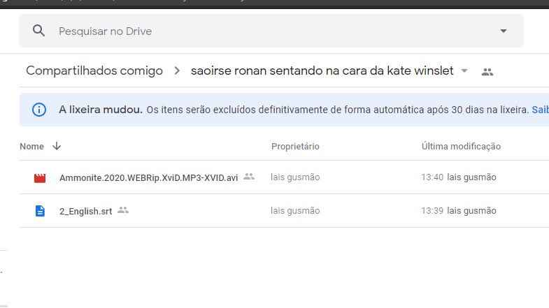 saoirse ronan sentando na cara da kate winslet 🗣