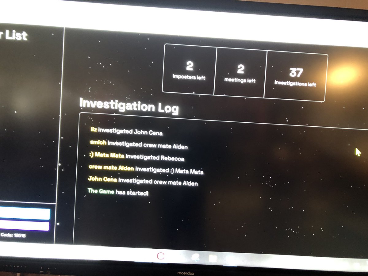 PamRountree's tweet photo. Oh my goodness... @gimkit has a version of “Among Us” you can choose now for your games! The kids were 200% engaged in science today! @CobbInTech #cobbdigilearn #teachinginapandemic #5thgrade #cobbscience https://t.co/3g6svaMZPq