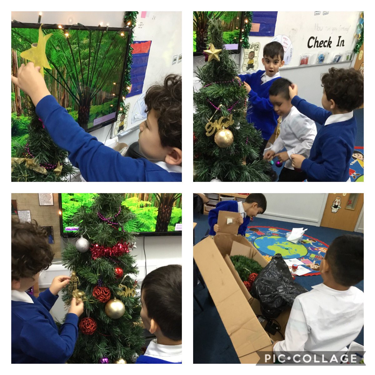 Christmas has arrived in The Hideaway! Lots of teamwork was involved to decorate our Christmas tree 🎄 <a href="/RainbowEduMAT/">Rainbow Education MAT</a> <a href="/stsilasschool/">St Silas CE Primary School</a>