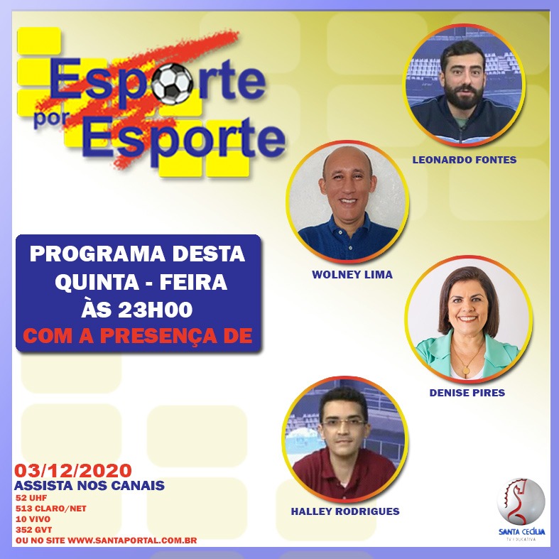 Assista agora ao programa Esporte por Esporte desta quinta-feira, com todas as informações do Santos FC, as equipes da capital e os gols da Libertadores!
Não perca, na Santa Cecília TV ou assista pelo link: https://t.co/NrSWmEpicB
#EsportePorEsporte
#Jornalismo
#SantaCecíliaTV https://t.co/KxQiZwqVLJ