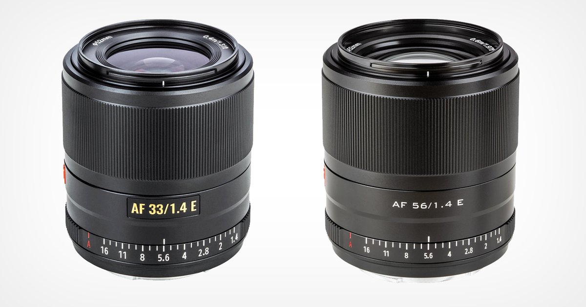 Viltrox 33mm and 56mm f/1.4 APS-C E-Mount Lenses Now Available ◌ https://t.co/NRPfk5c21F
➥ Jaron Schneider 🗞️ #Photography 📷 ◌ Good read👍🏻 https://t.co/D71lrtv6z5