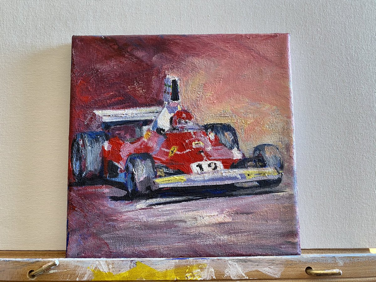 MadelynSaid's tweet photo. Niki Lauda 1975 Ferrari 312t 

First car painting ever done by Brent Zittel

Contact me for print or custom orders! https://t.co/3yP78HjNr6