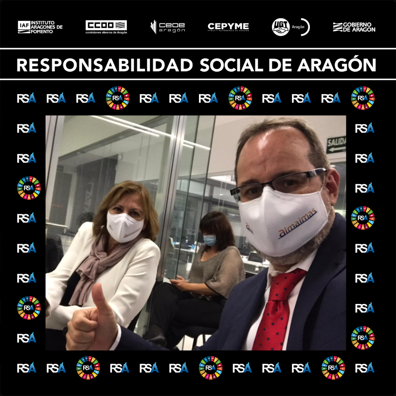Gracias a <a href="/IAF_Aragon/">IAF</a> <a href="/GobAragon/">Gobierno de Aragón</a> En este 2020 hemos conseguido nuestro sello #RSA2020 como PYME <a href="/almaimas/">Almaimas | OlgaGros | MiguelP.Artigas</a> y como ENTIDAD Asociación Almai+

#Almaimas #Cuidados #Cuidadores #Hospice