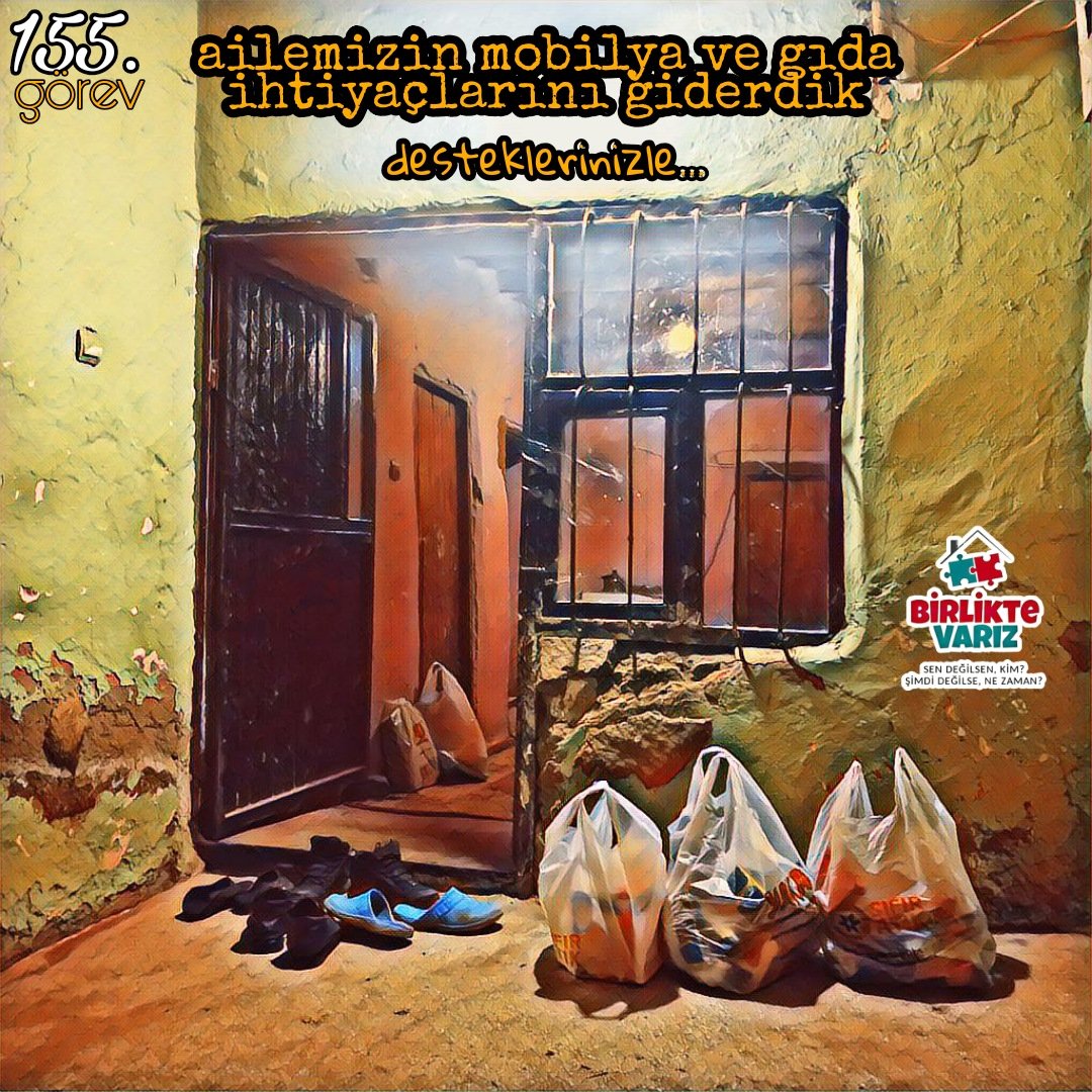 birliktevarizz's tweet photo. 155. görevimizde iki gün önce paylaştığımız ailemiz var. Dün gece ihtiyaç duydukları mobilya ve gıda ihtiyaçlarını ulaştırdık. Desteklerinizle.

Ailemizin ihtiyaçları henüz bitmedi. Destekleriniz için iletişime geçelim. https://t.co/IfCzKH5I5g