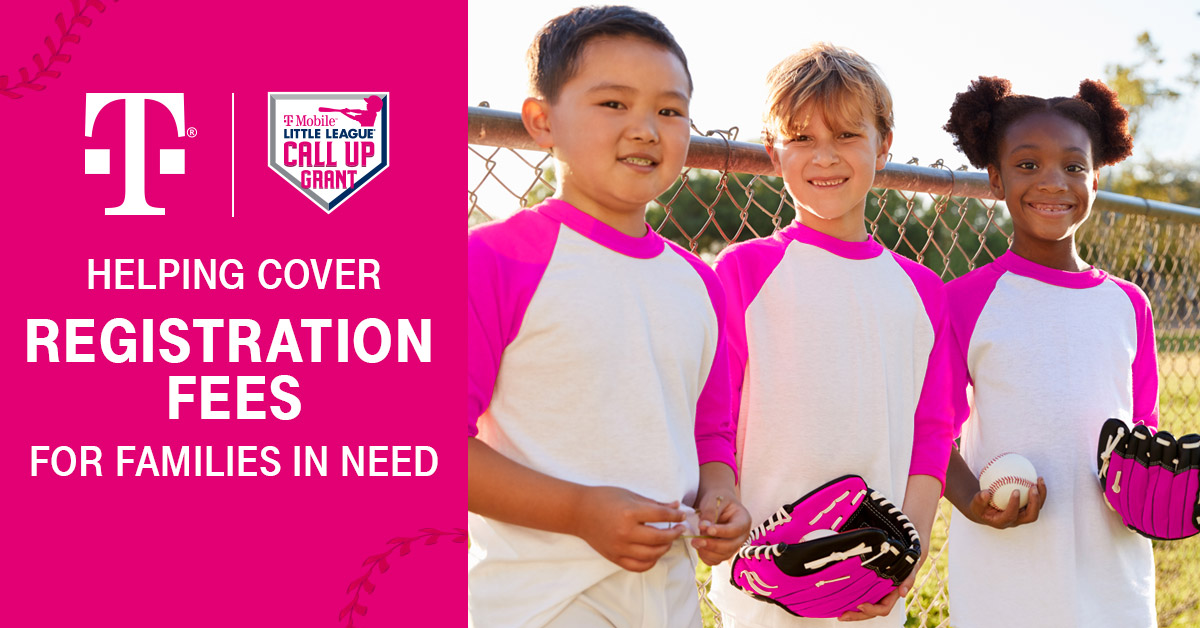 The <a href="/TMobile/">T-Mobile</a> Little League Call Up Grant is back for another season! Learn more about the program here: LittleLeague.org/CallUpGrant