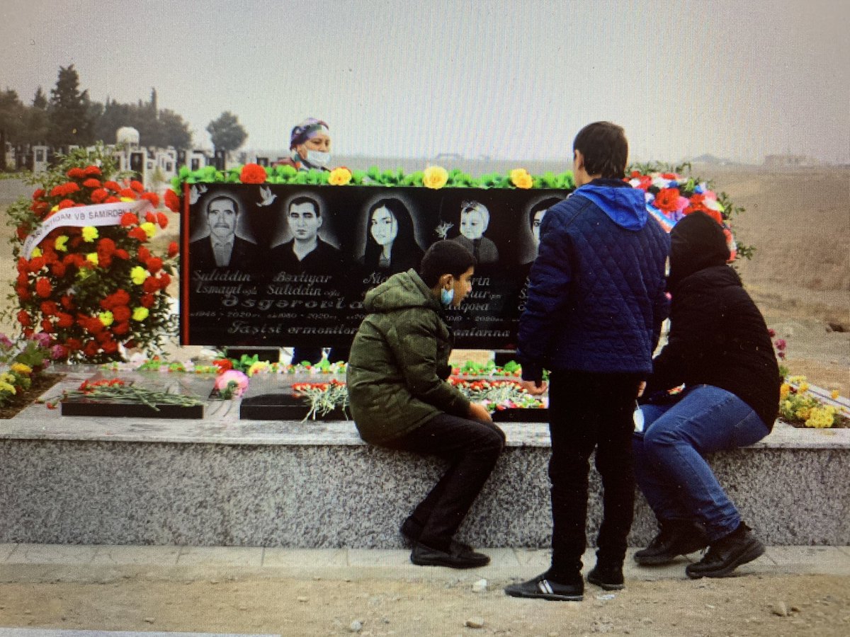 DRovera's tweet photo. “She was my only child, she was all I had”, Nigar’s mum told me. Nigar was killed on the eve of her 15th birthday with 13 relatives &amp; neighbours, including several #Children, in a massive ballistic missile strike launched by #Armenia’s forces on #Ganja, #Azerbaijan, on 17 Oct. https://t.co/VP8eLgzqpr