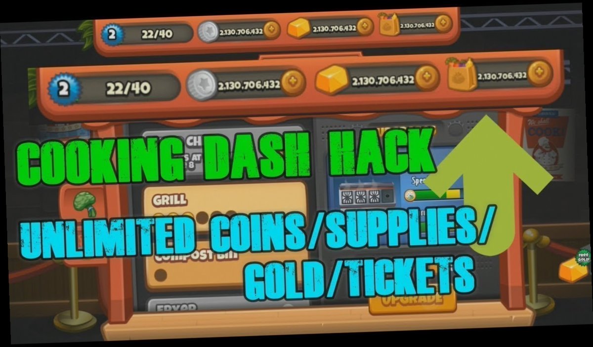 cooking dash hacks / Twitter