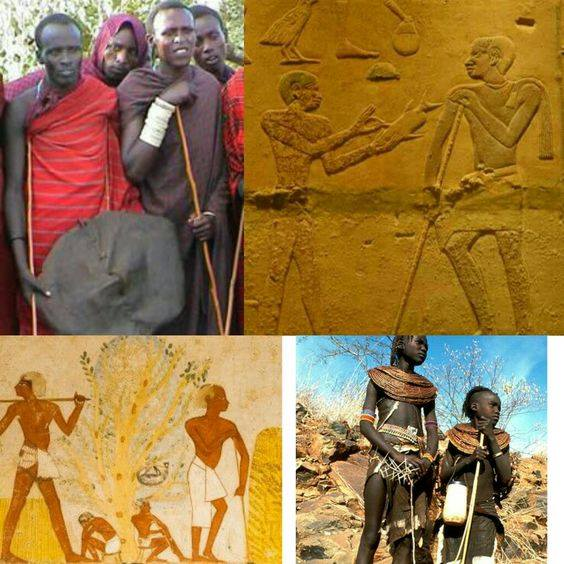 Statue of a man, 5th dynasty (2504-2347 B.C.) Egyptian Museum, Cairo.Reminds me of a Black actor I've seen...